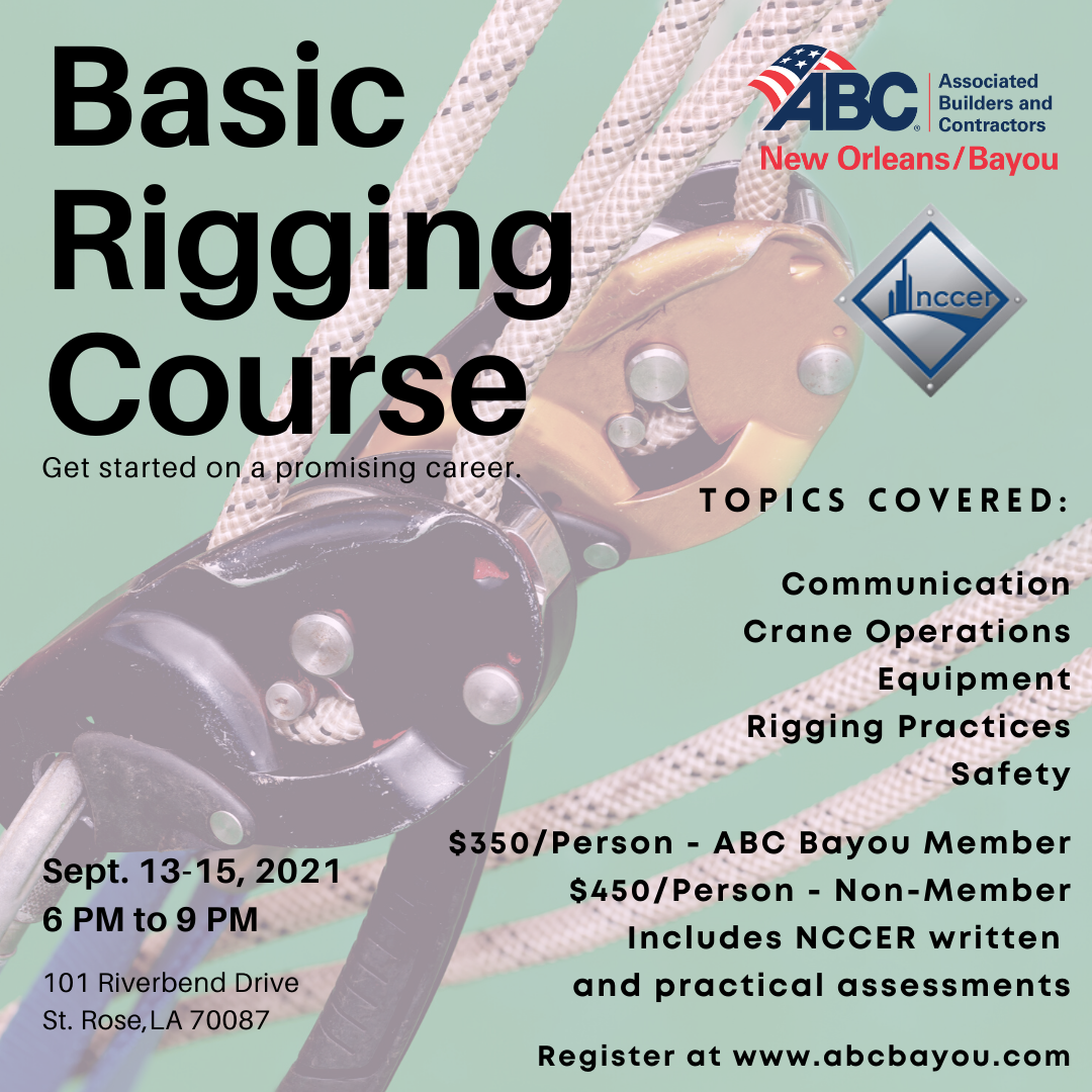 Bayou Chapter Uploads Safety Basic Rigging